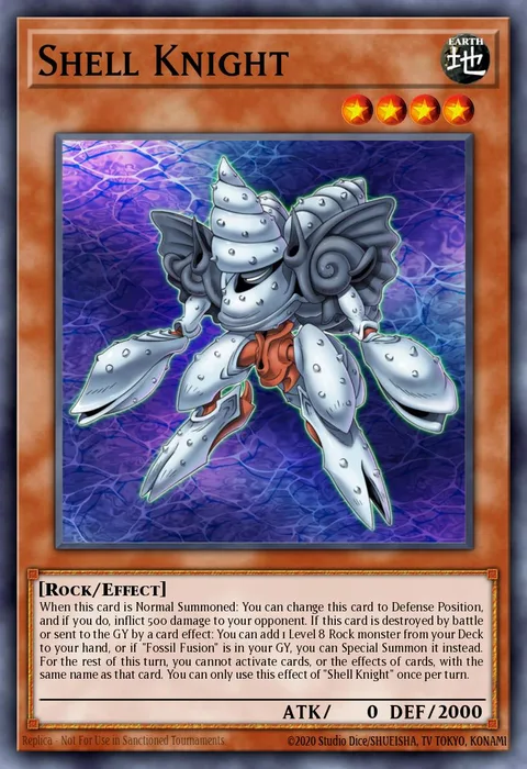 Shell Knight trading card