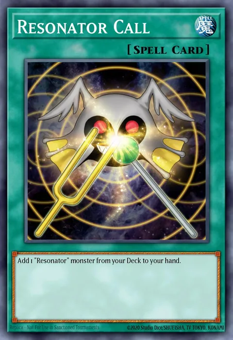 Resonator Call trading card