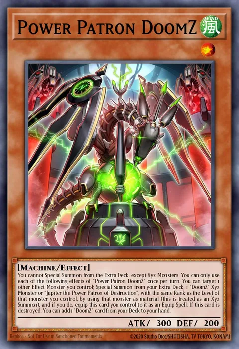 Power Patron DoomZ trading card
