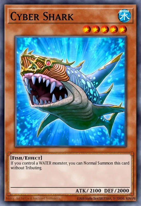 Cyber Shark trading card