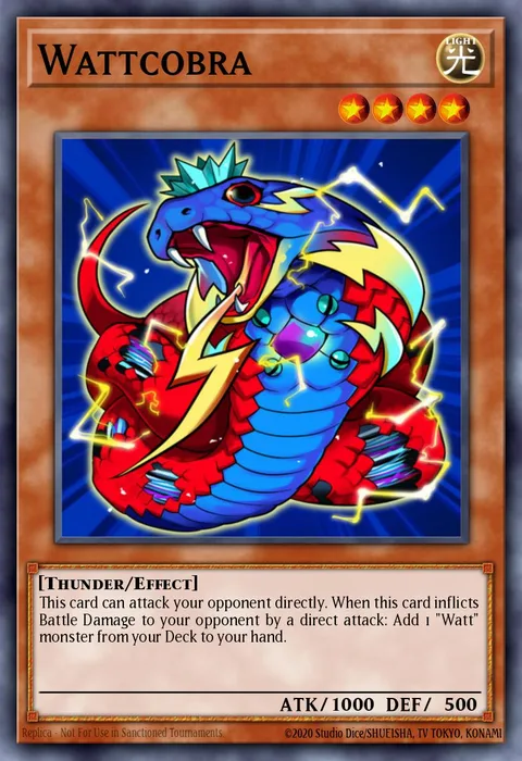 Wattcobra trading card