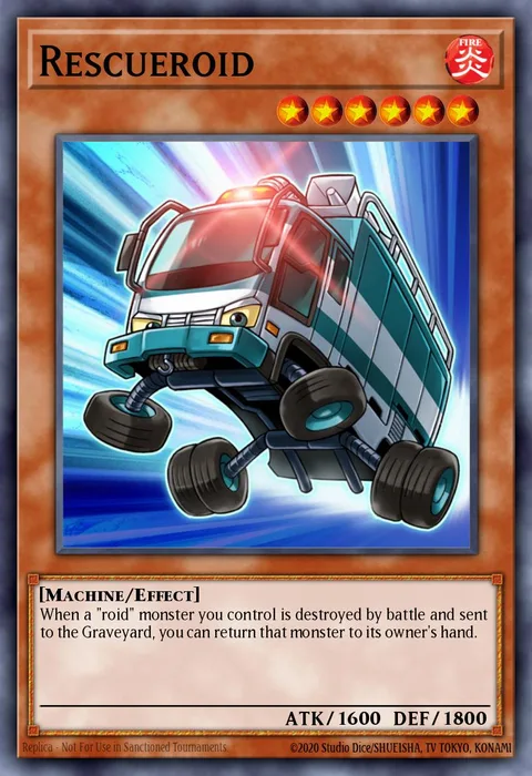 Rescueroid trading card