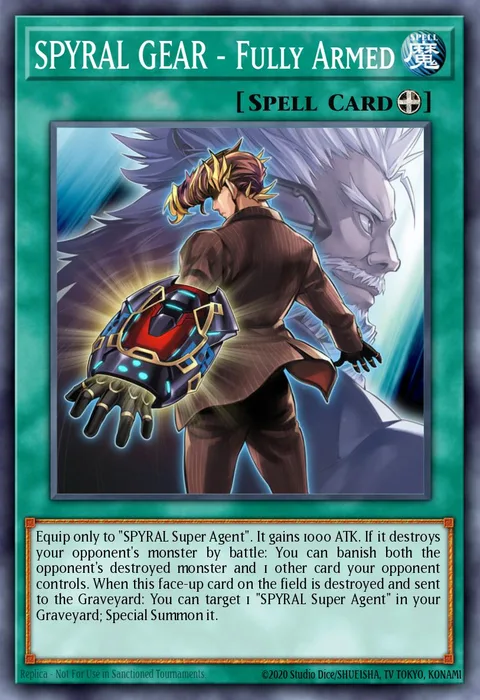 SPYRAL GEAR - Fully Armed trading card