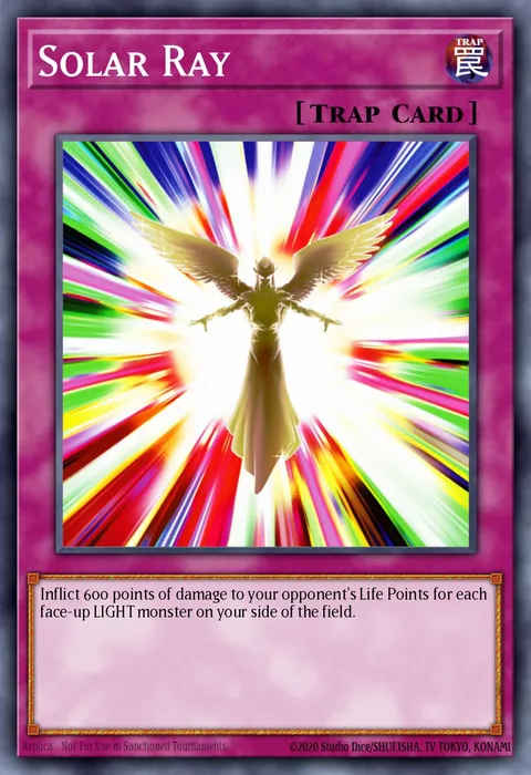 Solar Ray trading card