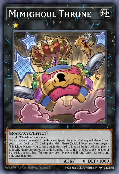 Mimighoul Throne trading card