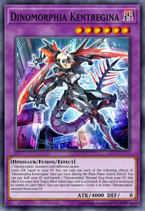 Dinomorphia Kentregina trading card