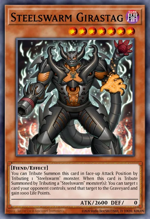 Steelswarm Girastag trading card