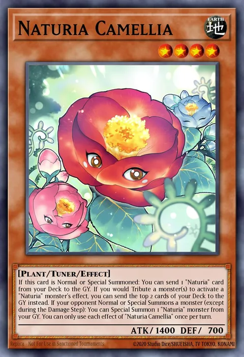 Naturia Camellia trading card