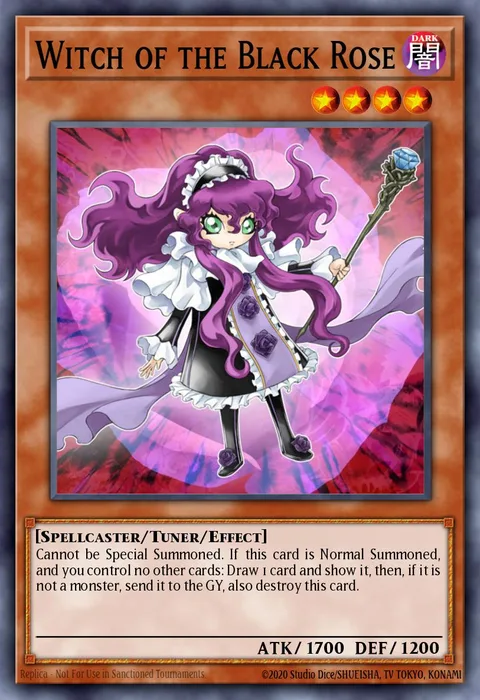 Witch of the Black Rose trading card