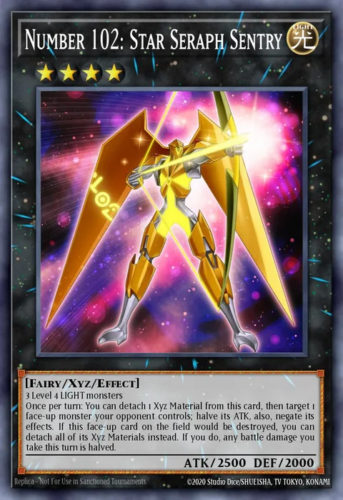 Number 102: Star Seraph Sentry trading card