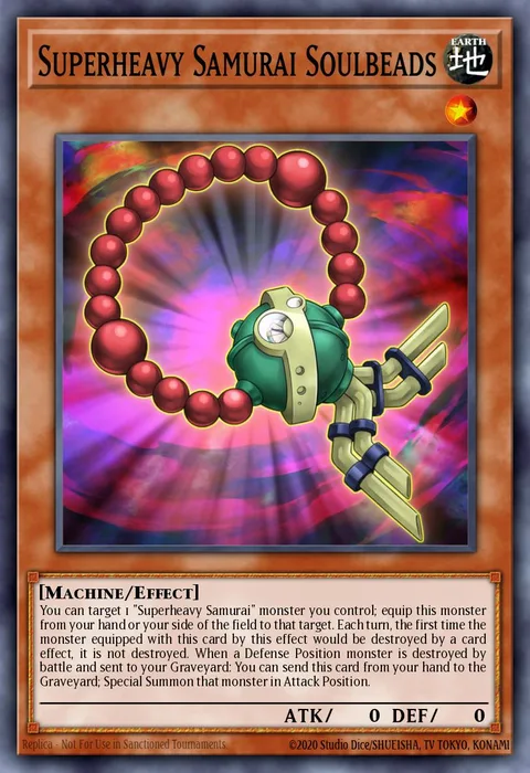 Superheavy Samurai Soulbeads trading card