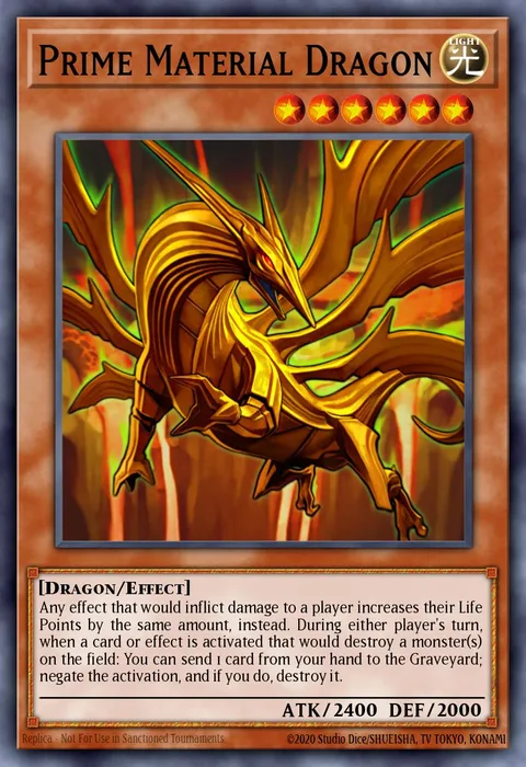 Prime Material Dragon trading card