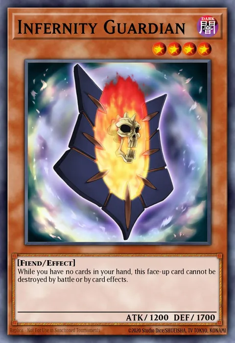 Infernity Guardian trading card