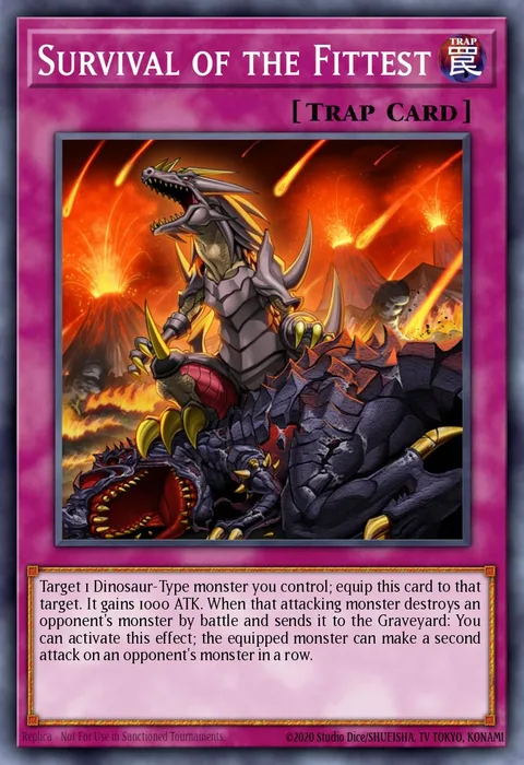 Survival of the Fittest trading card