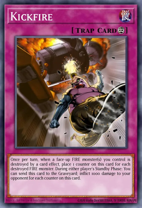 Kickfire trading card