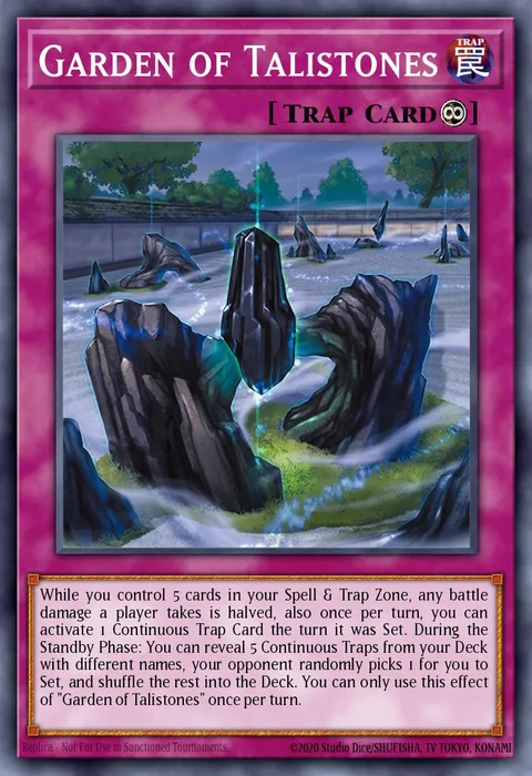 Garden of Talistones trading card