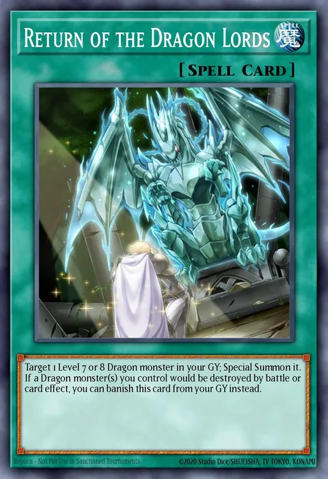 Return of the Dragon Lords trading card