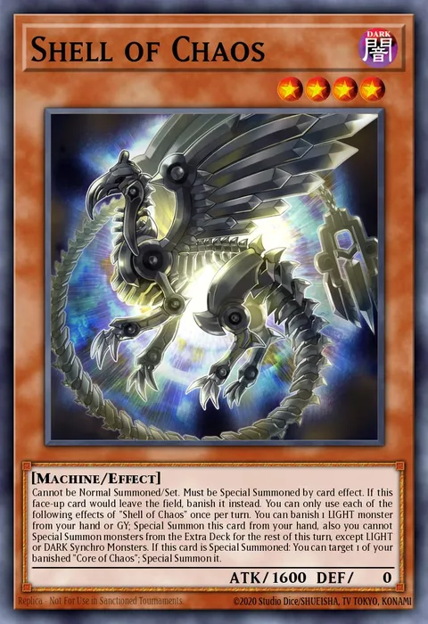 Shell of Chaos trading card