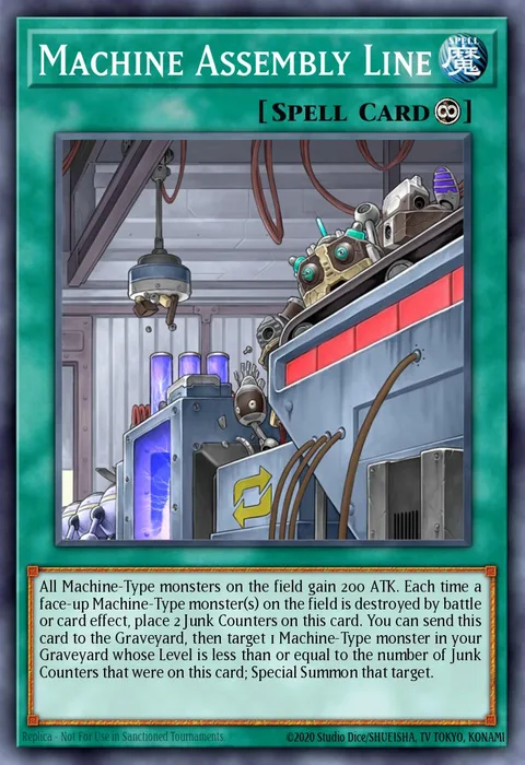 Machine Assembly Line trading card