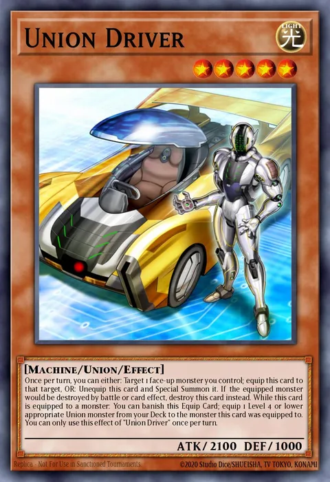 Union Driver trading card