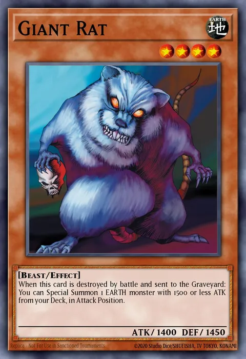 Giant Rat trading card