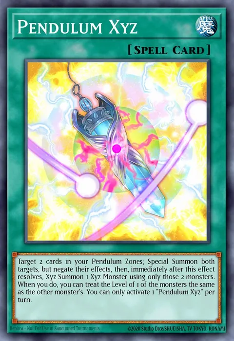 Pendulum Xyz trading card