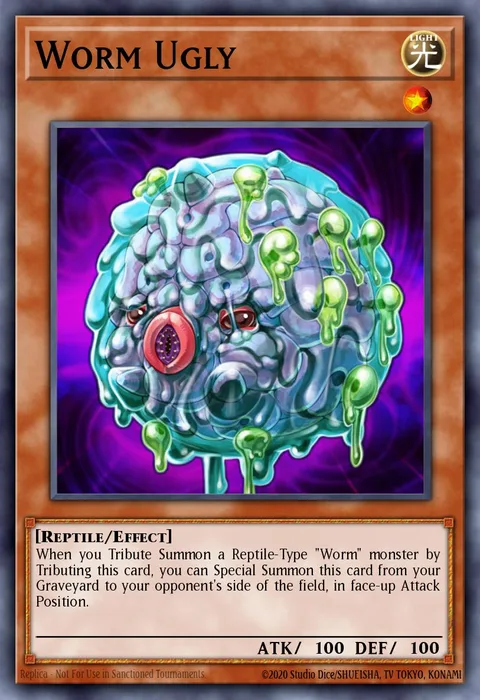 Worm Ugly trading card
