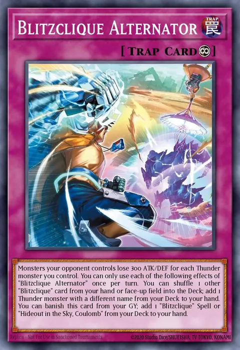 Blitzclique Alternator trading card