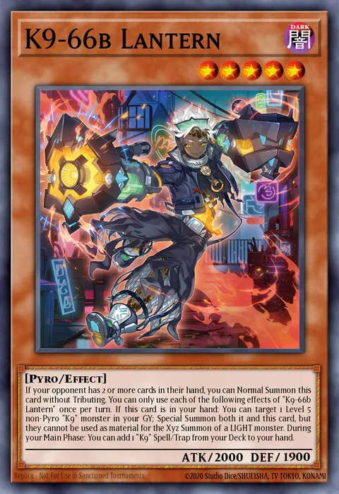 K9-66b Lantern trading card
