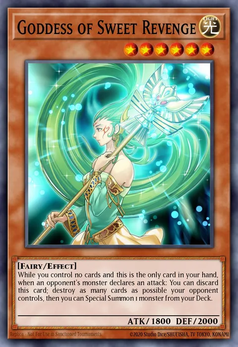 Goddess of Sweet Revenge trading card