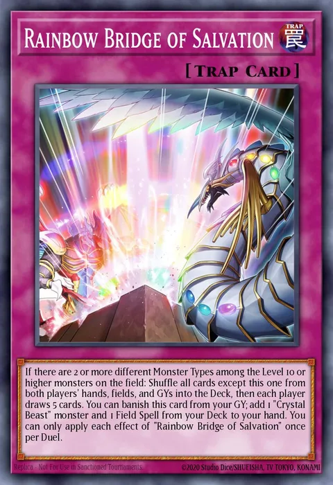 Rainbow Bridge of Salvation trading card