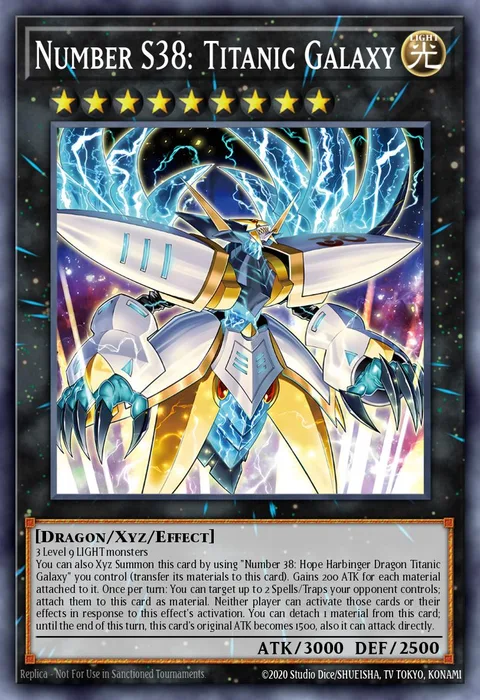 Number S38: Titanic Galaxy trading card