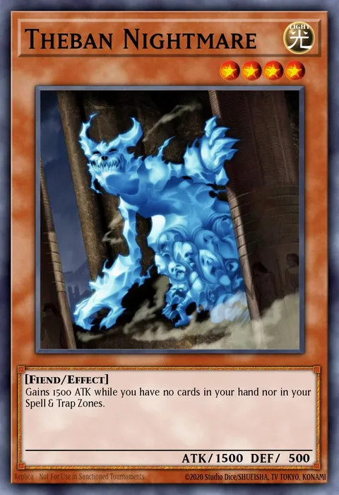 Theban Nightmare trading card