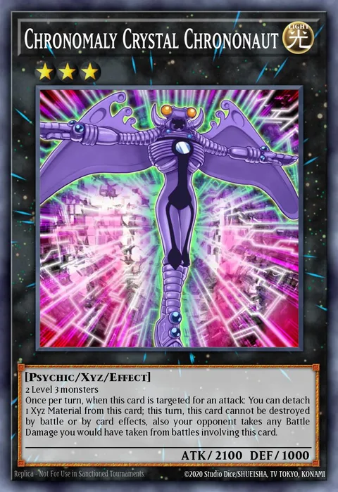 Chronomaly Crystal Chrononaut trading card