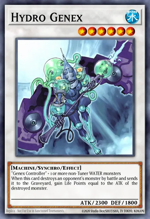 Hydro Genex trading card