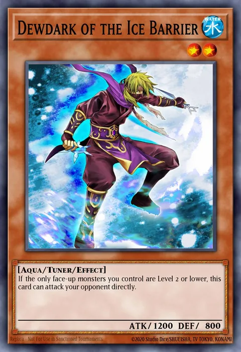 Dewdark of the Ice Barrier trading card
