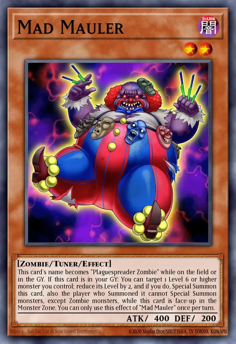 Mad Mauler trading card