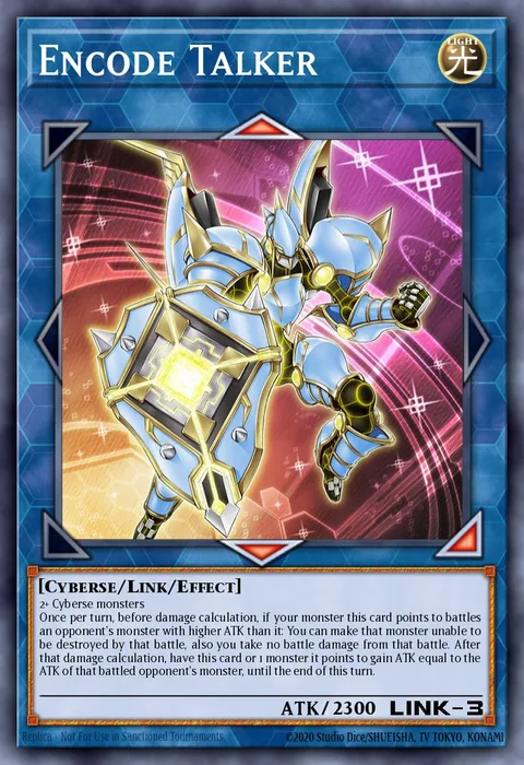 Encode Talker trading card