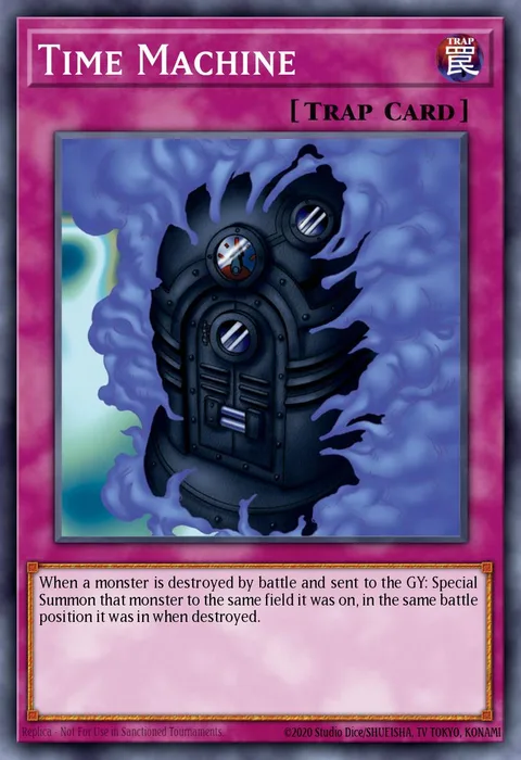 Time Machine trading card