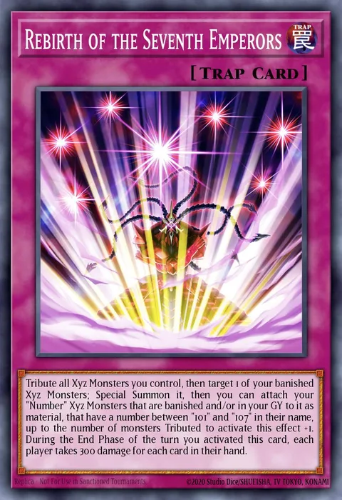 Rebirth of the Seventh Emperors trading card