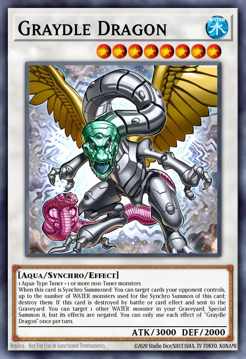 Graydle Dragon trading card