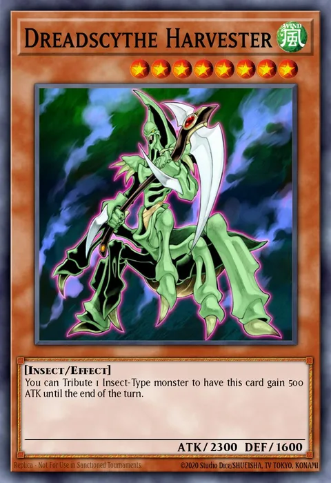Dreadscythe Harvester trading card