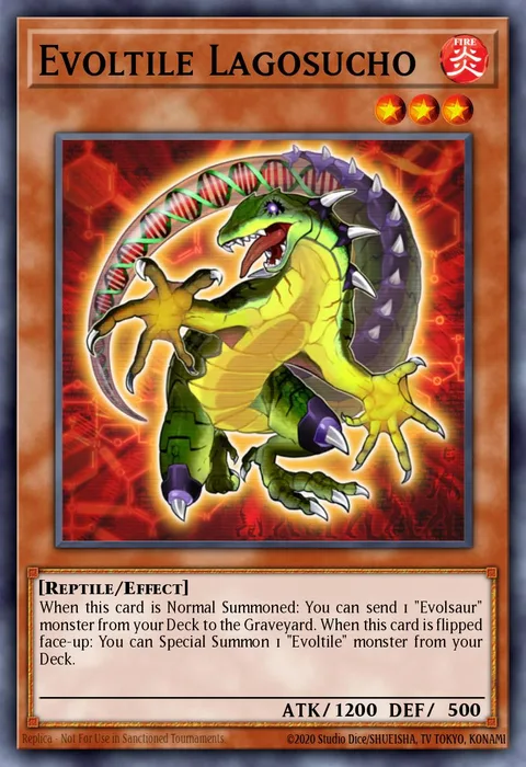 Evoltile Lagosucho trading card