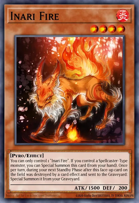 Inari Fire trading card