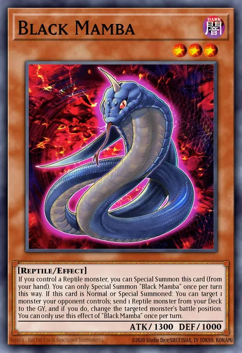 Black Mamba trading card