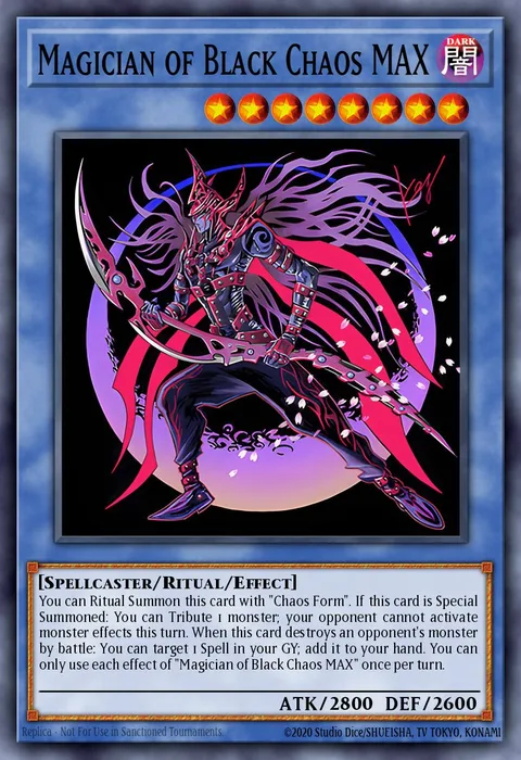 Magician of Black Chaos MAX trading card