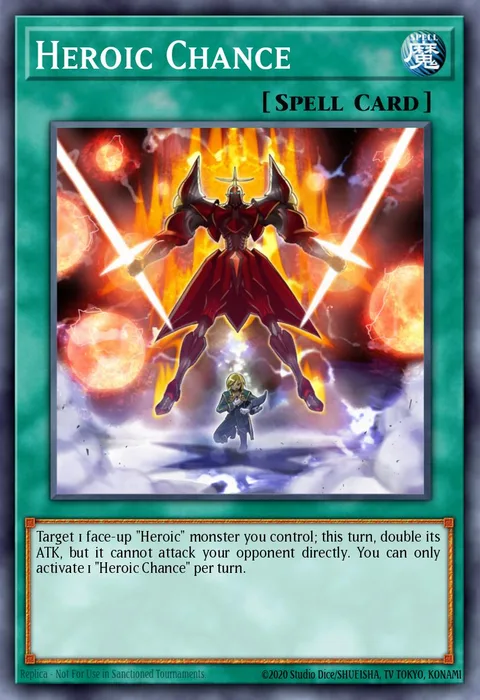 Heroic Chance trading card