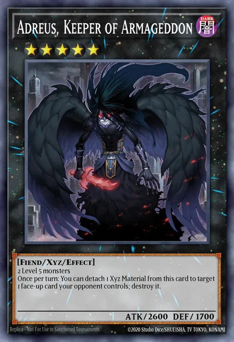Adreus, Keeper of Armageddon trading card