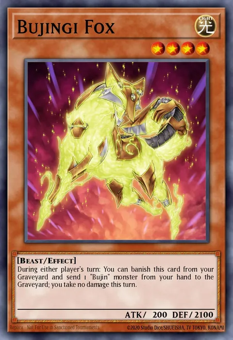 Bujingi Fox trading card