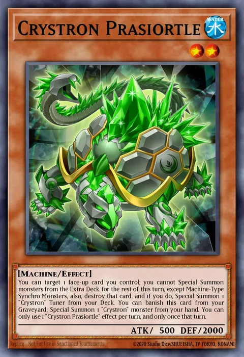 Crystron Prasiortle trading card
